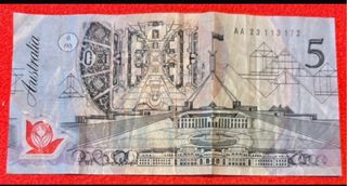 Banconote Australia 5 Dollari