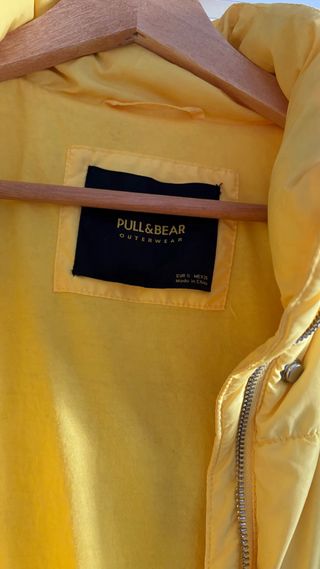 Chaleco acolchado mujer amarillo