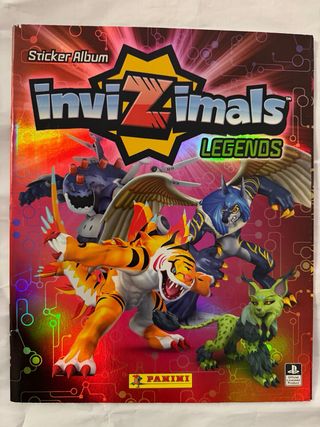 6 Blisters Invizimals Cromos + Álbum