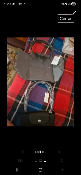 Bolso Crechi marrón con flecos