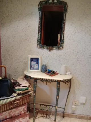 Consola e specchio per ingresso