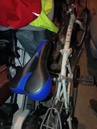 Bicicleta Plegable Blanca