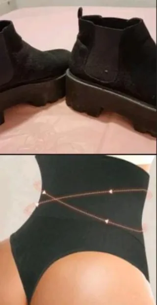 Lote Lencería Encaje Negro Talla Única