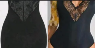 Lote Lencería Encaje Negro Talla Única