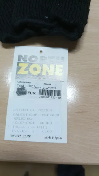 Calentadores North Zone Trenzado Negro