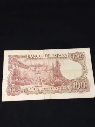 Billete 100 Pesetas Banco de España 1970