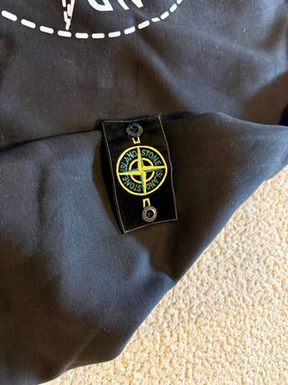 Sudadera Stone Island Negra Talla XL