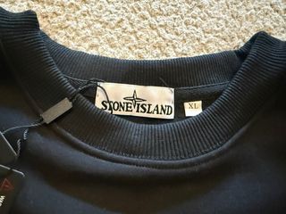 Sudadera Stone Island Negra Talla XL