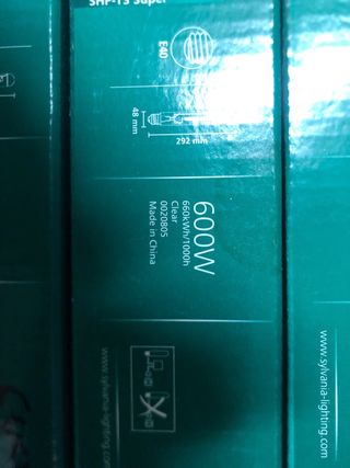 Reflector para Focos y Balastros+bombillas