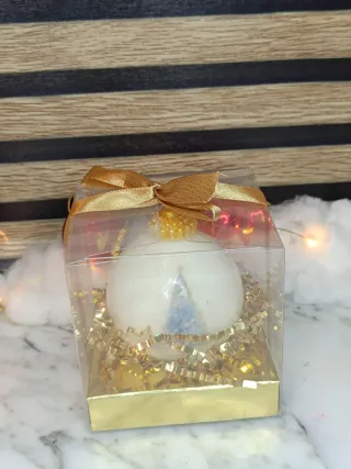 Velas Navideñas Bola de Navidad Artesanal