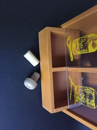 Scatola porta tappi birra e vino