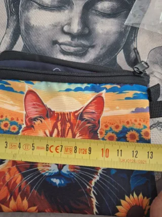 2 Monederos Gatos Diseño Luna y Girasoles