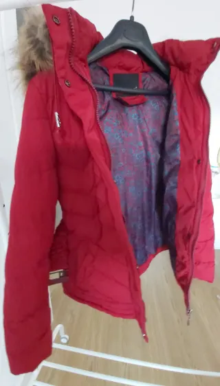 Plumas e-ras roja talla L