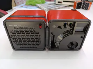 Radio Cubo Brionvega TS 505A rossa funzionante!