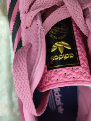 Zapatillas Adidas Samba Rosa y Negro