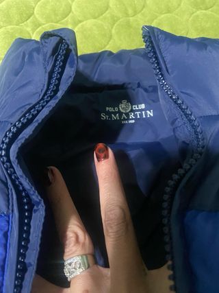 Chaleco St. Martin Azul Talla  15/16