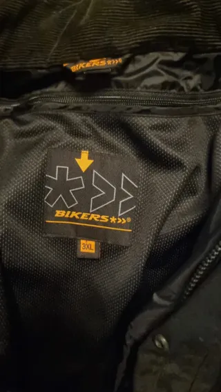 Chaqueta Moto Bikers Negra 3XL