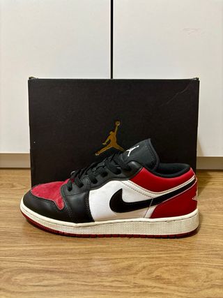 Jordan 1 Low Bred Toe