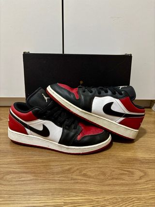 Jordan 1 Low Bred Toe