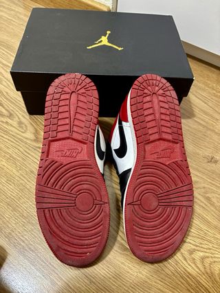 Jordan 1 Low Bred Toe