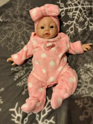 Muñeca Reborn de silicona platino