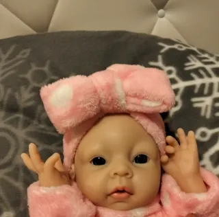 Muñeca Reborn de silicona platino