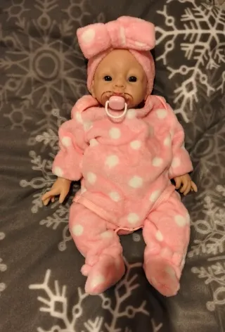 Muñeca Reborn de silicona platino