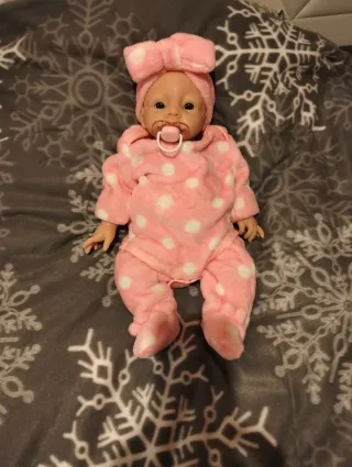 Muñeca Reborn de silicona platino