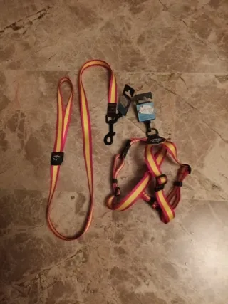 Cinturino e imbracatura per cani di taglia media