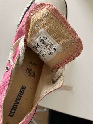 Converse. All Star. Color rosa. Talla 39.
