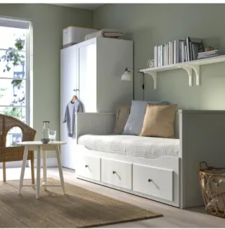 Cama extensible con cajones