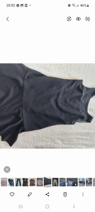 Vestido Carol Invierno Talla 44 Negro