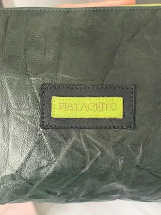 NUEVO. Bolso Piel Pistachito Verde
