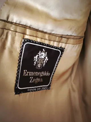 Americana Ermenegildo Zegna Beige Vintage