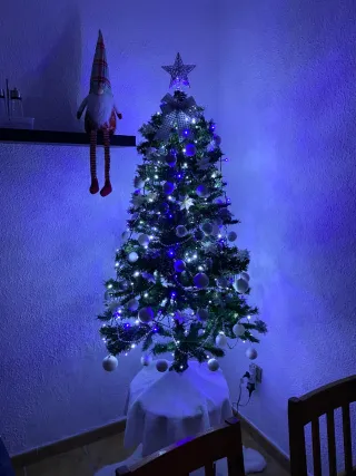 Árbol de Navidad decorado