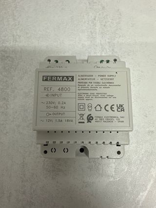 Alimentador Fermax 4800 - 12V 1.5A
