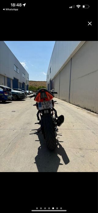 KTM RC Naranja y Blanca 125cc 3300 KLM año 2019