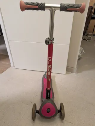 Patinete 3 ruedas Globber rosa