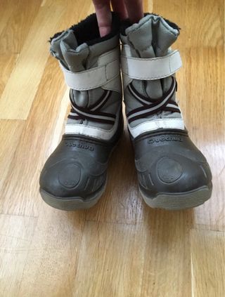 Botas de nieve, talla 22-23