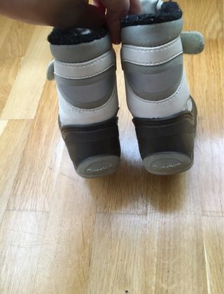 Botas de nieve, talla 22-23