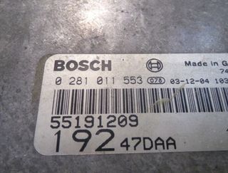 Fiat 86084 0281011553 centralita motor ecu stilo