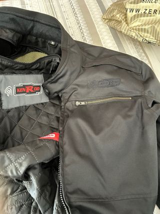 Chaqueta Moto Negra Talla M Hombre