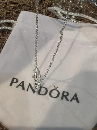 Collar Pandora Doble Corazón