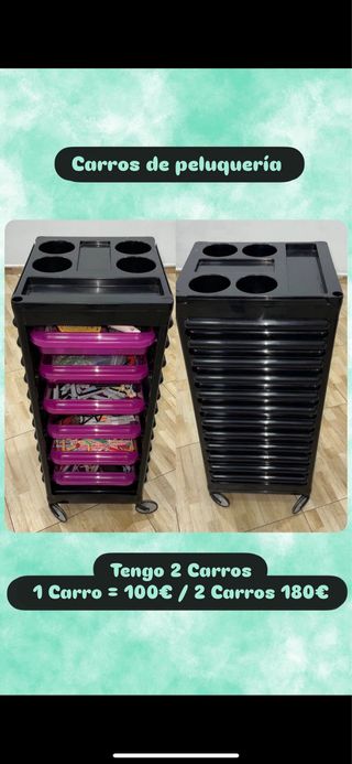 Carros de peluquería (2 unidades)