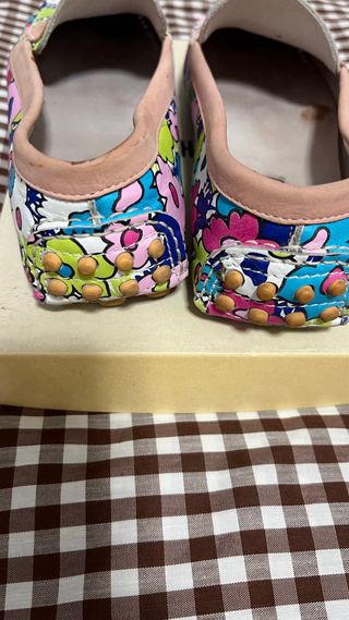 Mocasines Moschino Florales Multicolor