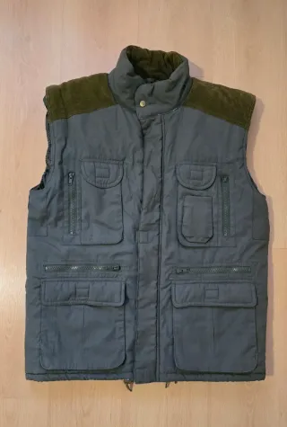 Chaleco Hombre Talla M Verde Militar