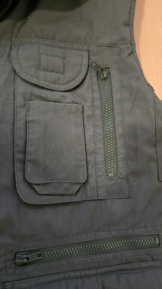 Chaleco Hombre Talla M Verde Militar