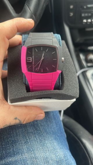 Reloj Diesel Negro y Rosa