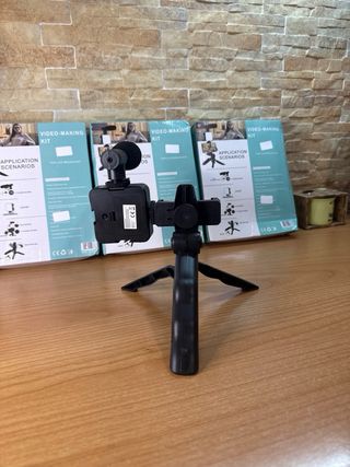Kit Video Smartphone Treppiede Luce Microfono