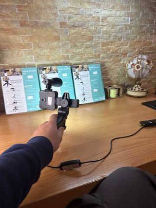 Kit Video Smartphone Treppiede Luce Microfono